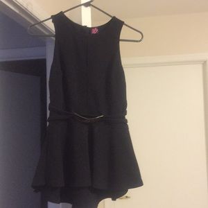 Black flare Bebe shirt